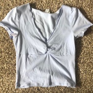 brandy melville dupe blue gina top